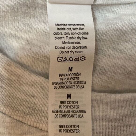 Ladies Funny Short Sleeve Gray TShirt “Verbal Filter Not Included” Women Medium - Picture 5 of 7